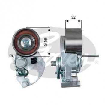 EKSANTRIK GERGI RULMANI (KUTUKLU) ACCENT II ELANTRA GETZ MATRIX TRAJET 1.5 CRDI 2.0 CRDI (01 ) - GATES T43133