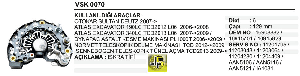 DİYOT TABLASI-ISKRA TİP SULTAN OTOKAR 125/DEUTZ BF4M - VERTEX-SK0070