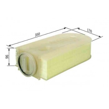 HAVA FILTRESI X204 08>15 W204 08>14 S204 08>14 C204 11> W212 09>16 C207 09>16 - BOSCH F026400133