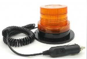 Unıversal Süper Küçük Çakar Lamba Led Sarı Çakmak Fişli Miknatıslı - Sprlight-Tas063-12-24v-S