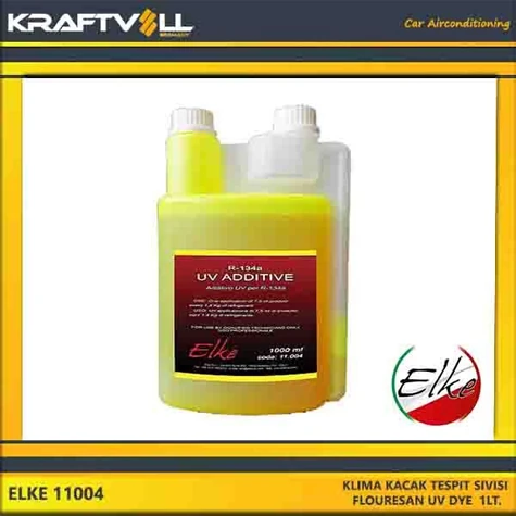 Yag & Antıfırız Klima Kacak Tespit Sivisi Flouresan Uv Dye  1lt.(italyan Elke) - Elke 11004