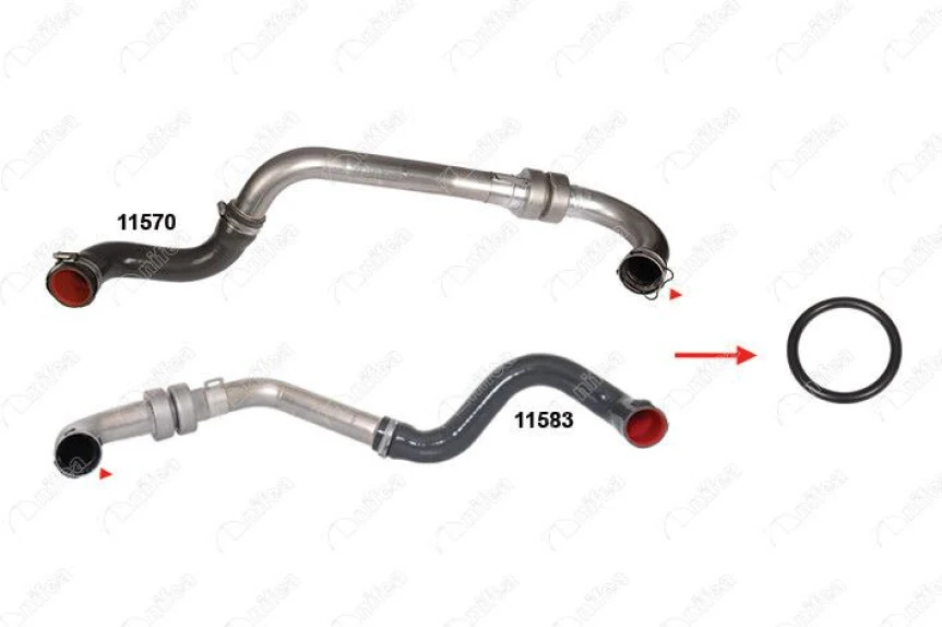 Renault Turbo Borusu Contası Renault Grand Scénic 08> ,megane II 08> , Scénic II 08>1.5 DCI K9k - Nifea 11489