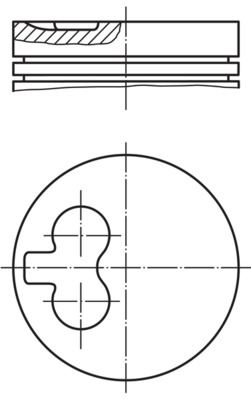 PISTON SEGMAN DUCATO BOXER JUMPER MASTER 2,8 DUZ (94,80MM) / (0,40 FARKLI) < 03 - MAHLE 0098802