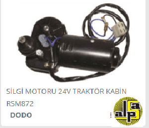 SİLGİ MOTORU-24V TRAKTÖR KABİN - DODO-RSM872