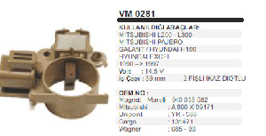 KONJEKTÖR-MT 12V EM L200-300 90-97 - VERTEX-VM0281