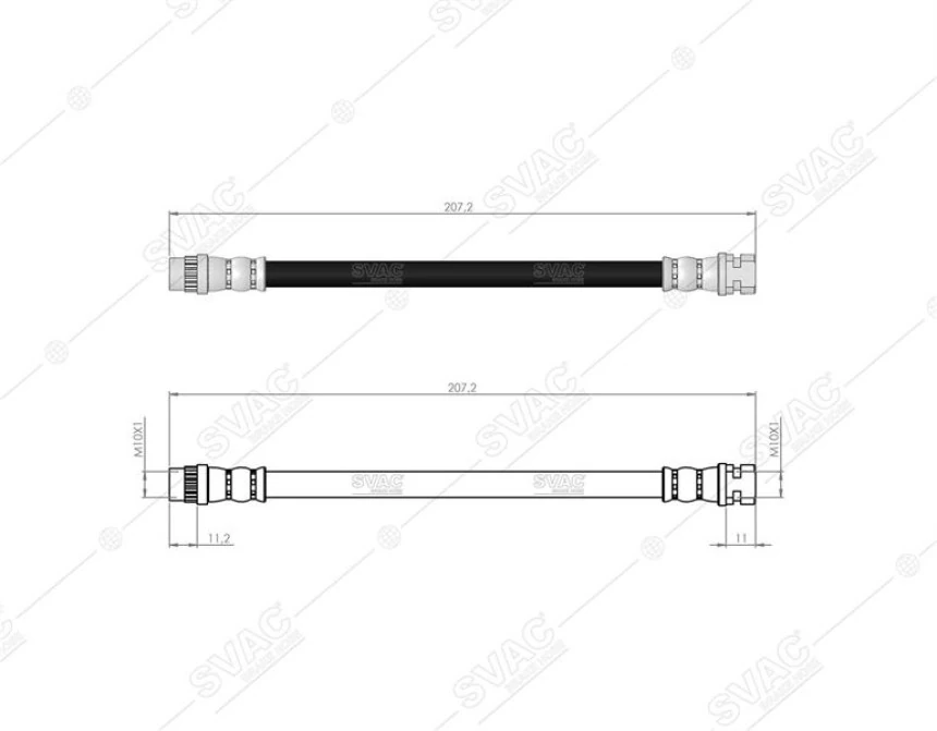 Renault Arka Fren Hortumu Laguna II - Svac 60-0263