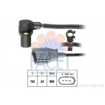 Vag Motor Devir Sensoru A4-A6-Passat 1,6-1,8t-2,5tdi Alz Awt Afb Akn Alz - Facet 9.0267