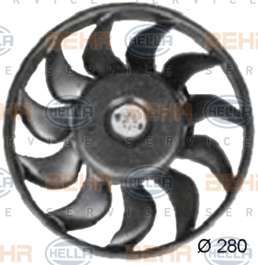 Vw Fan Motoru Sag - 30741 - Bhr Cff 134 000s