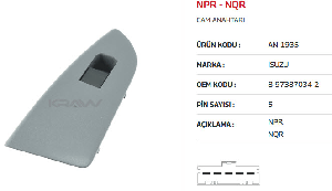 Unıversal Cam Anahtarı-Sağ Tekli İsuzu Npr-Nqr - Mcar-An1935