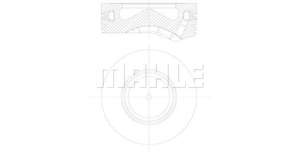 PISTON SEGMAN 84.00mm BMW N57 D30 A B C E90 E92 F32 F34 F10 F01 F25 F26 E70 F15 F16 E71 - MAHLE 081PI00105000