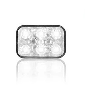 Unıversal 12v/24v 6 Ledli Beyaz Dikdörtgen 160flaş/dk. 3m Bantlı Montaj Su Geçirmez - Sanel-Sbdf6w