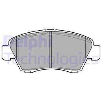 Honda On Fren Balata Honda CIVIC 1.6 1992-2000 Crx 91-> Crz 10-> - Delphi Lp809