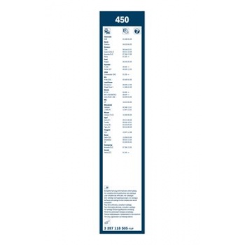 SILECEK SUPURGESI 450 / 450mm BMW MB OPEL FD VW TWINGO - BOSCH 3397118505