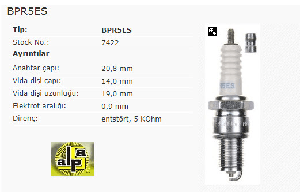 Unıversal Buji-U.paso Rezistanslı Mazda 626/muhtelif - Ngk-Bpr5es