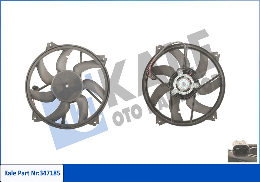 FAN MOTORU C4 C4 PICASSO C4 (B7) DS4 DS5 P307 YM PARTNER TEPE BERLINGO III P308 P3008 P5008 RCZ 1,6H - KALE 347185