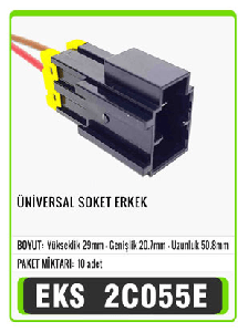 SOKET>ÜNİVERSAL  YÜKSEK AMPER DİŞİ   S2080 - EKS-2C055E