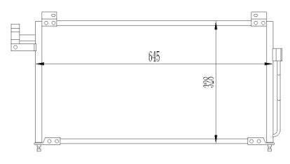 KLIMA RADYATORU MAZDA 323 1,6 16V 1998 - 2004 - ORIS CMZ773016