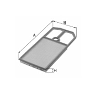 HAVA FILTRESI P407 C5 C5 II EW7A EW7J4 EW12J4 EW10J4 04> - SARDES SA438