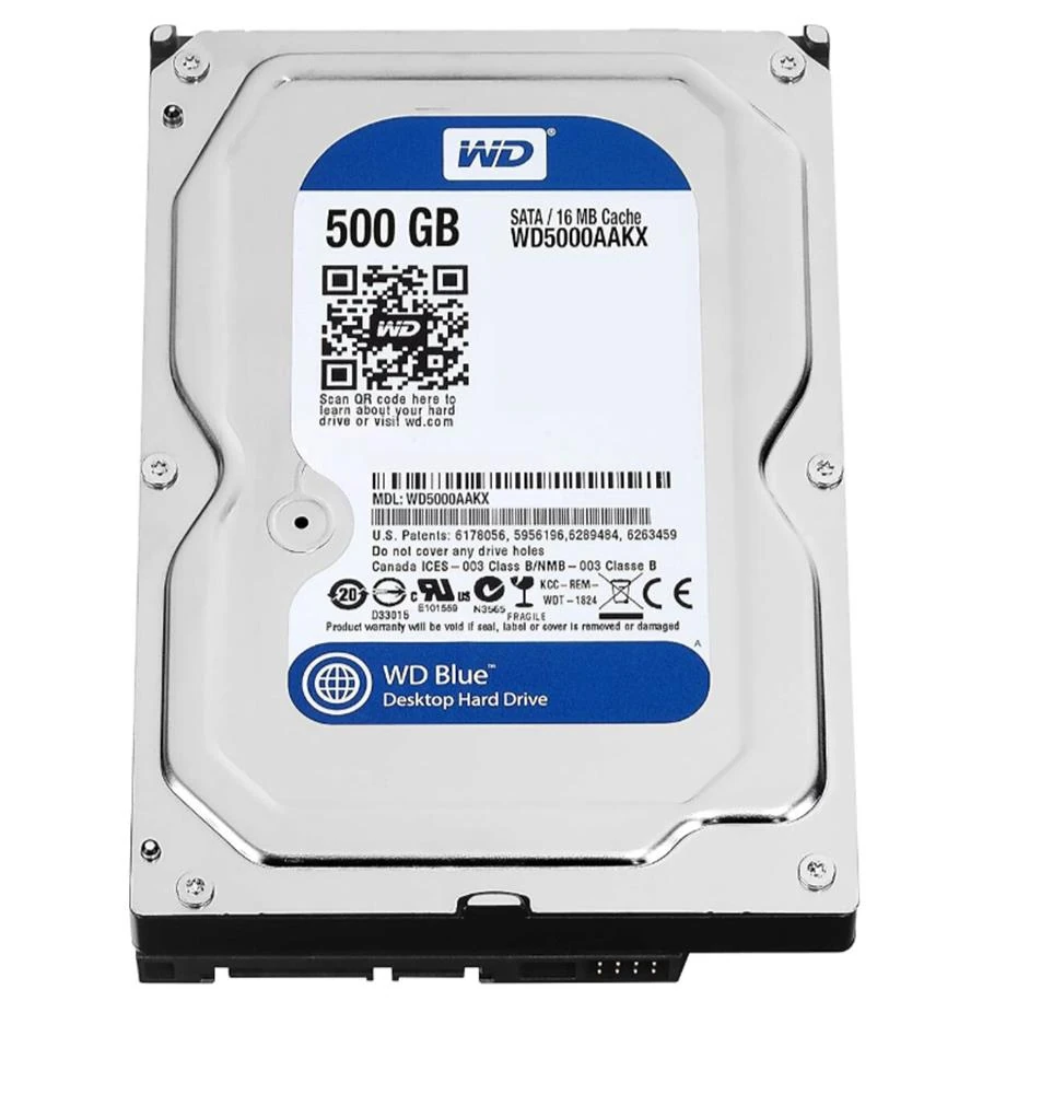 Wd 500Gb Caviar Blue WD5000AAKX SATA 3.0 7200 RPM 3.5" Harddisk