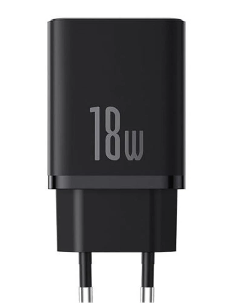 Baseus P10111405117-Z1  Cube Fast QC 3.0 18W USB-A Hızlı Şarj Aleti Cluster Black