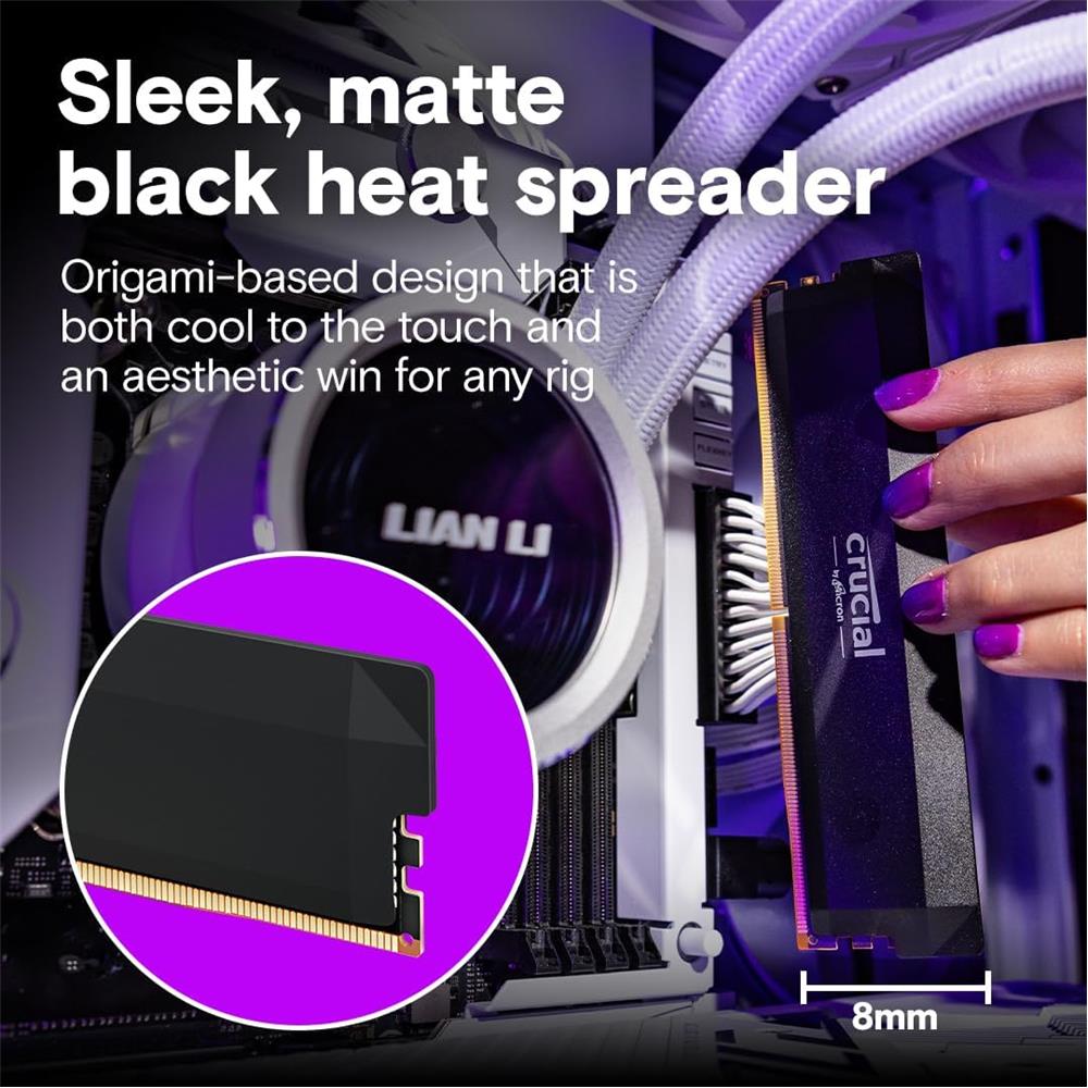 Crucial Pro Overclocking CL38 16GB 6400 MHz DDR5 CP16G64C38U5B Pc Ram Bellek