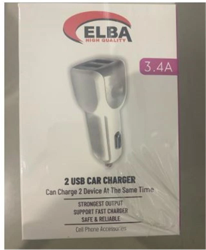 ELB28-AR3P ELBA 3.4A  2USB ARAÇ BAŞLIK