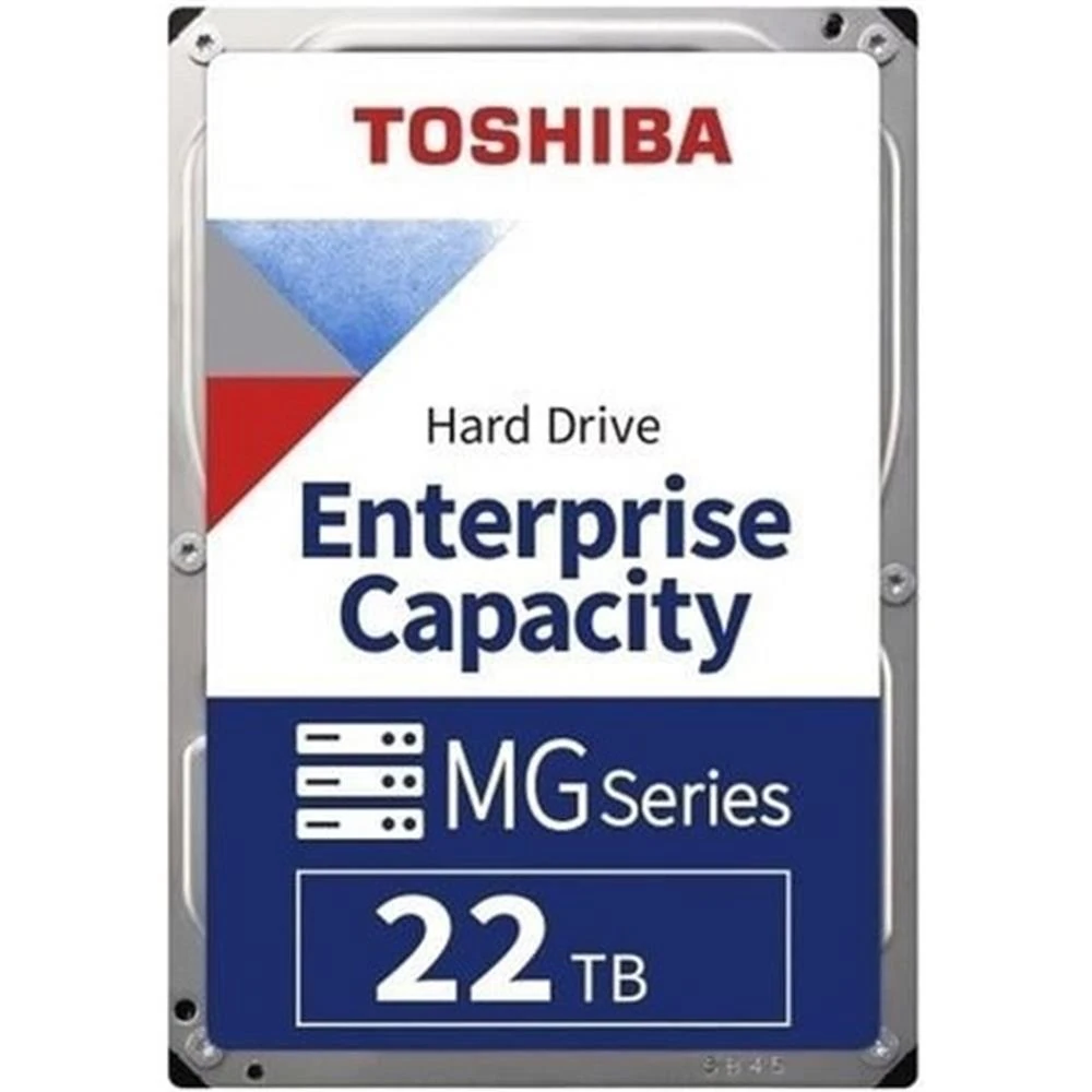 Toshiba 22TB MG10 3.5" MG10AFA22TE 7200 RPM 512 MB SATA3 Enterprıse Nas ve Güvenlik Diski