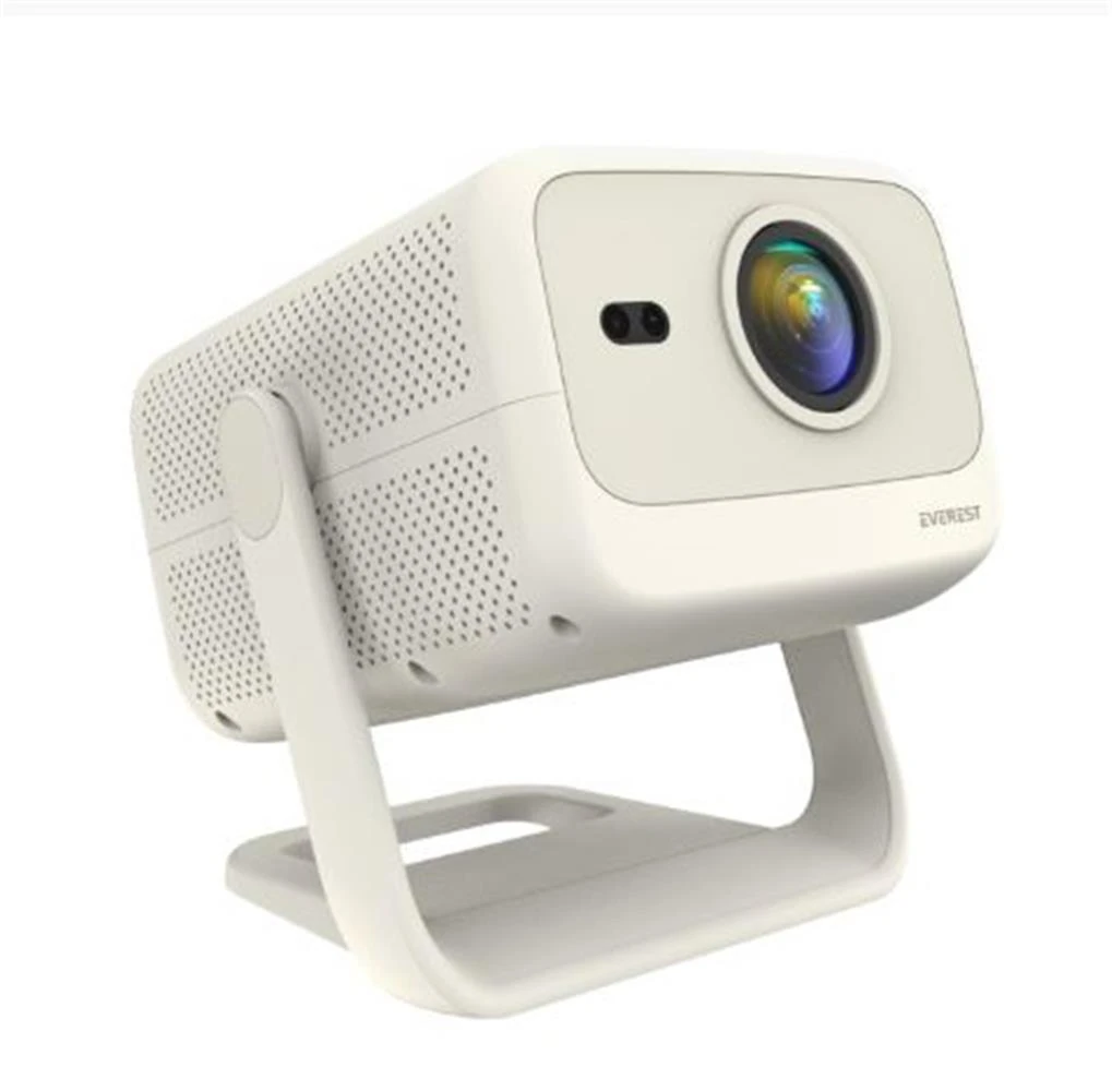 Everest PJ05 Adonis Krem- Beyaz Odaklama 1920-1080p 12.000 Android 9.0 4K  Full HD Projeksiyon Cihaz