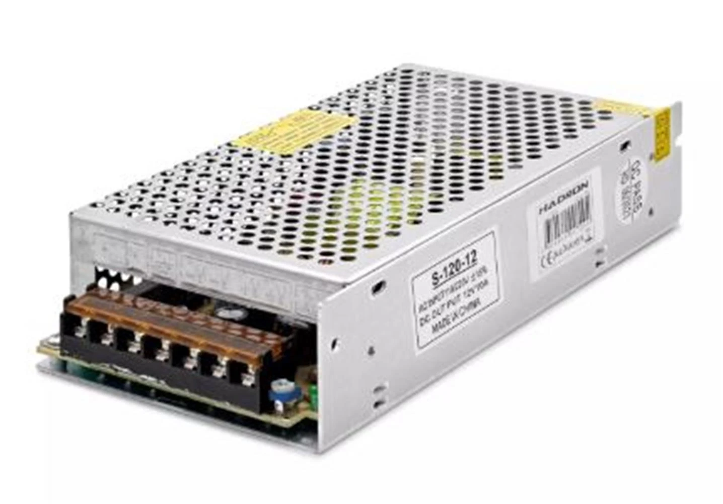 HADRON HD8203 METAL ADAPTÖR 12V 10A 20-10-4CM GÜMÜŞ