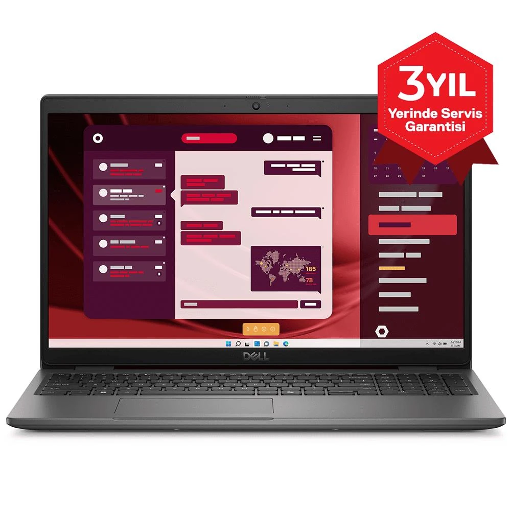 Dell Latitude 3550 i7-1355U 16GB 512GB 2GB MX570A 15.6 XCTOL355015EMEA-VGA-V2 FHD Ubuntu Notebook
