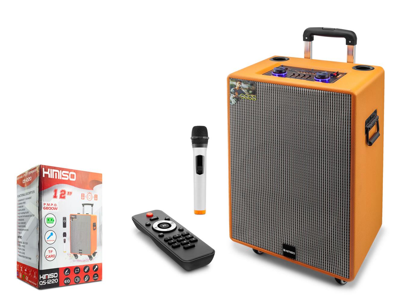 KIMISO QS1220 BLUETOOTH SPEAKER 12"370-270-575MM