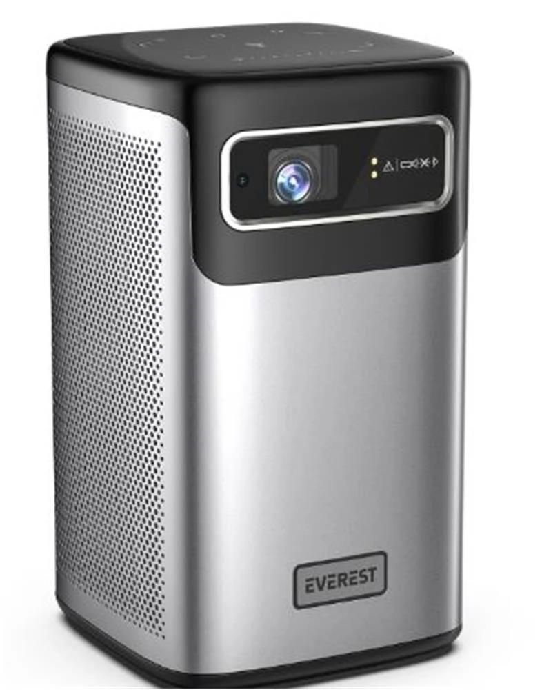 Everest PJ-DLP21 Gri 8000mAh Odaklamalı 960-540 4K 5400 Lümen Android 9.0 Dokunmatik DLP Projeksiyon