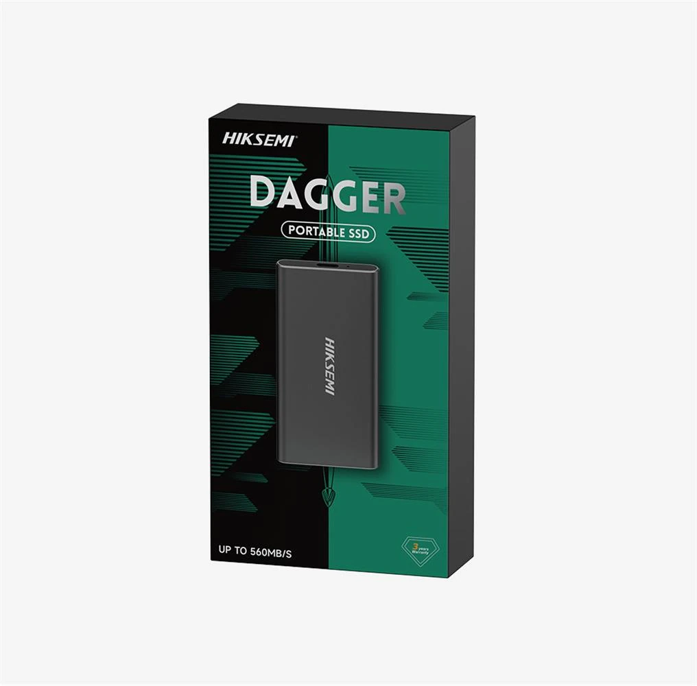 Hiksemi 512Gb Dagger T200N Mini Usb 3.2 Taşınabilir SSD