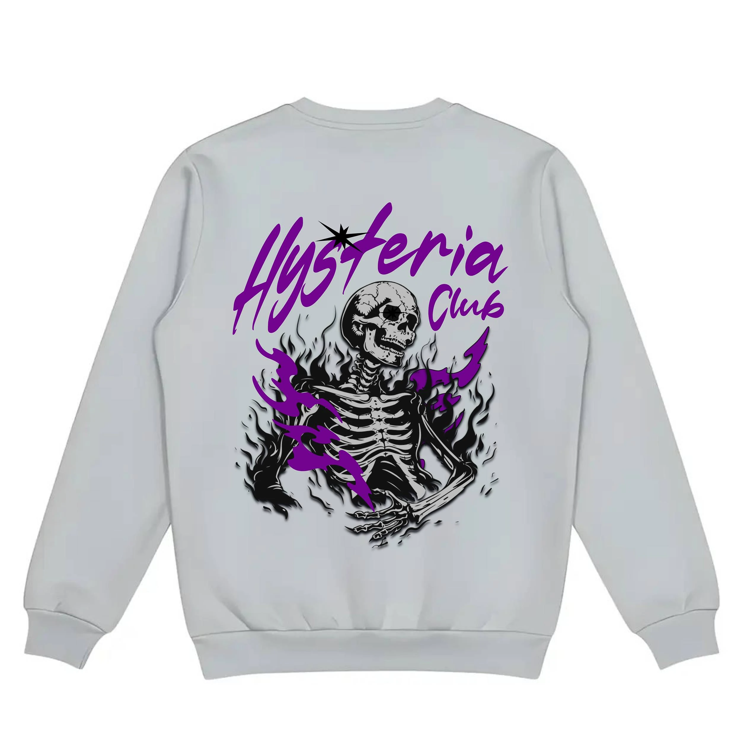 Hysteria Club Baskılı Regular Sweatshirt