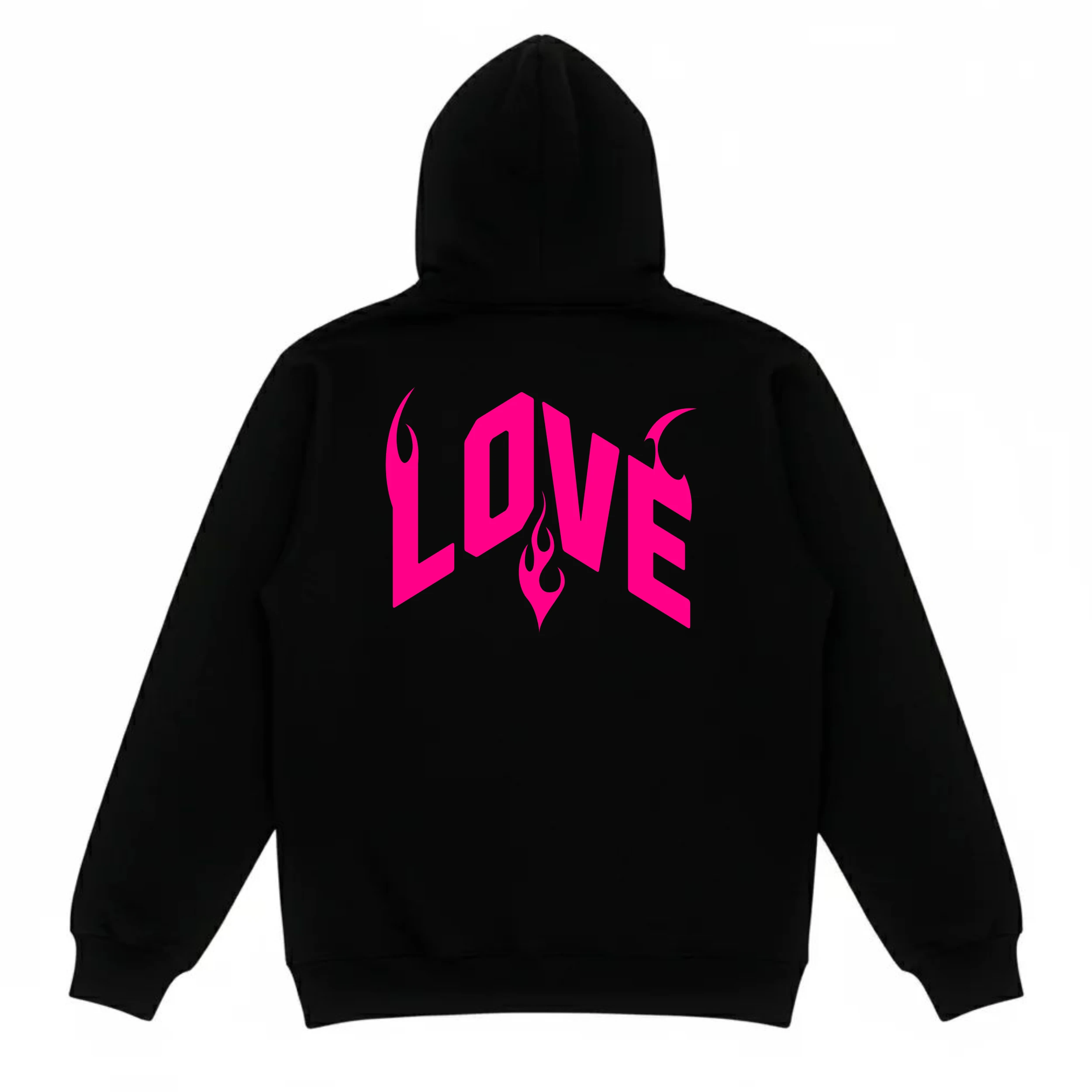 Love Baskılı Regular Hoodie