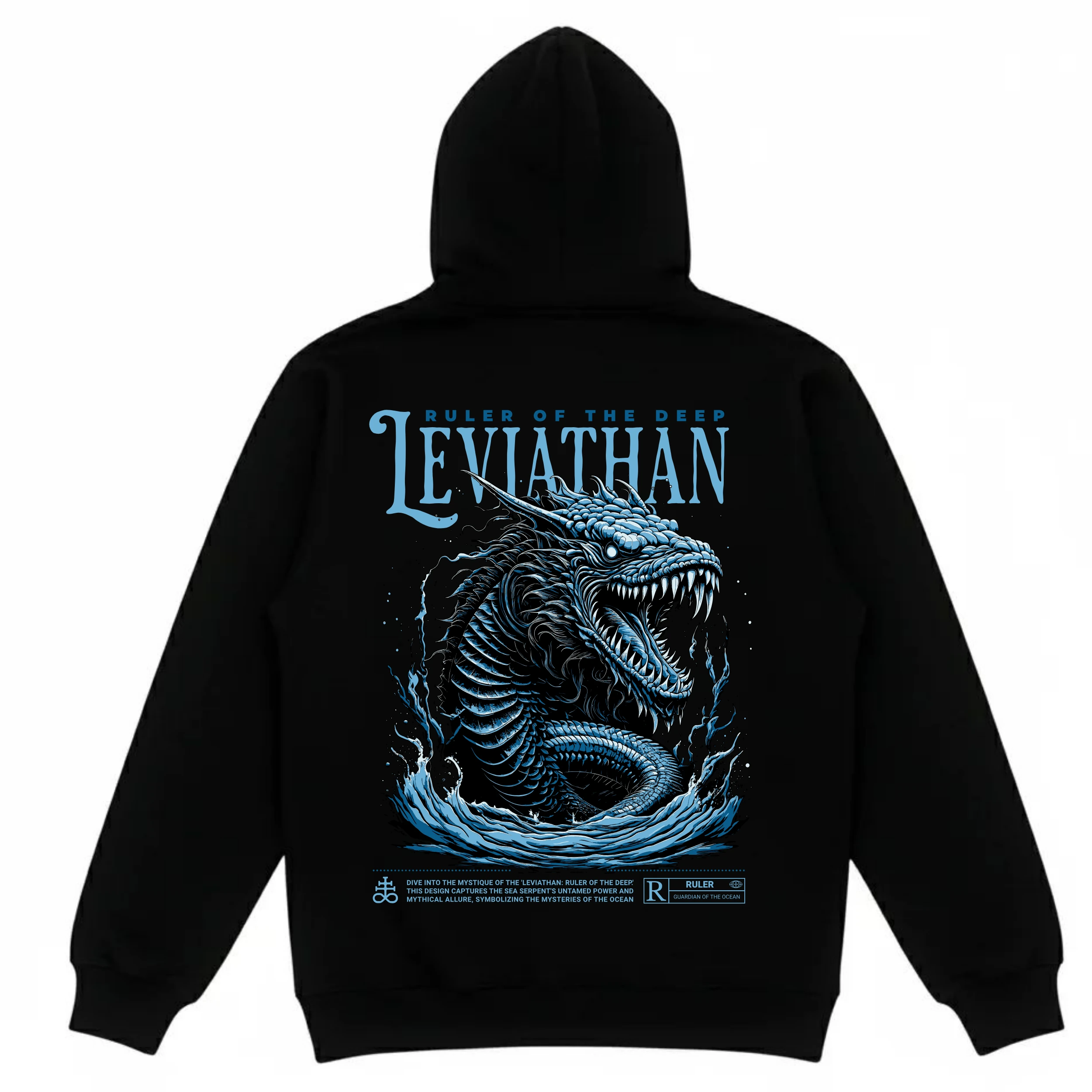 Leviathan Baskılı RegularHoodie