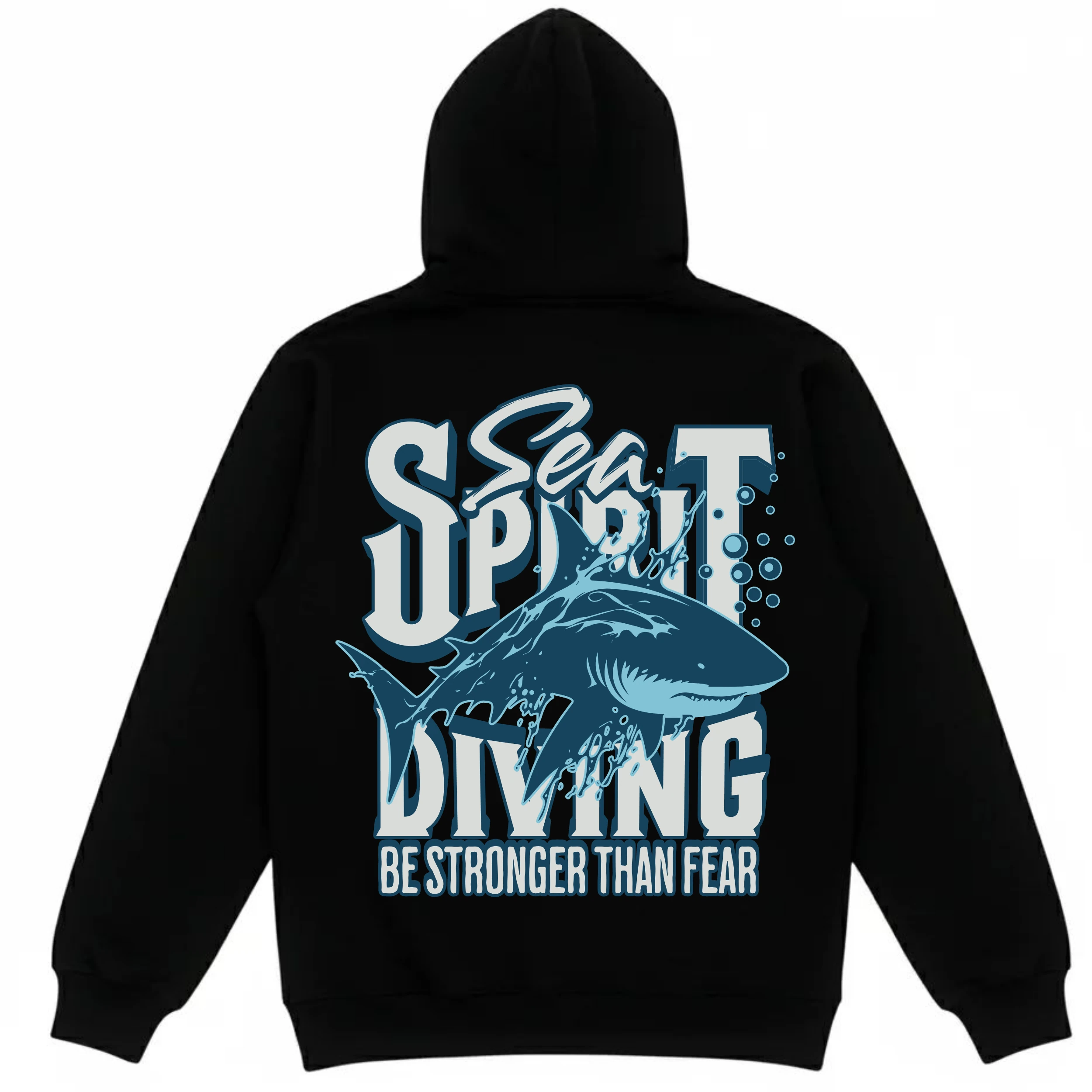 Sea Spirit Baskılı Regular Hoodie