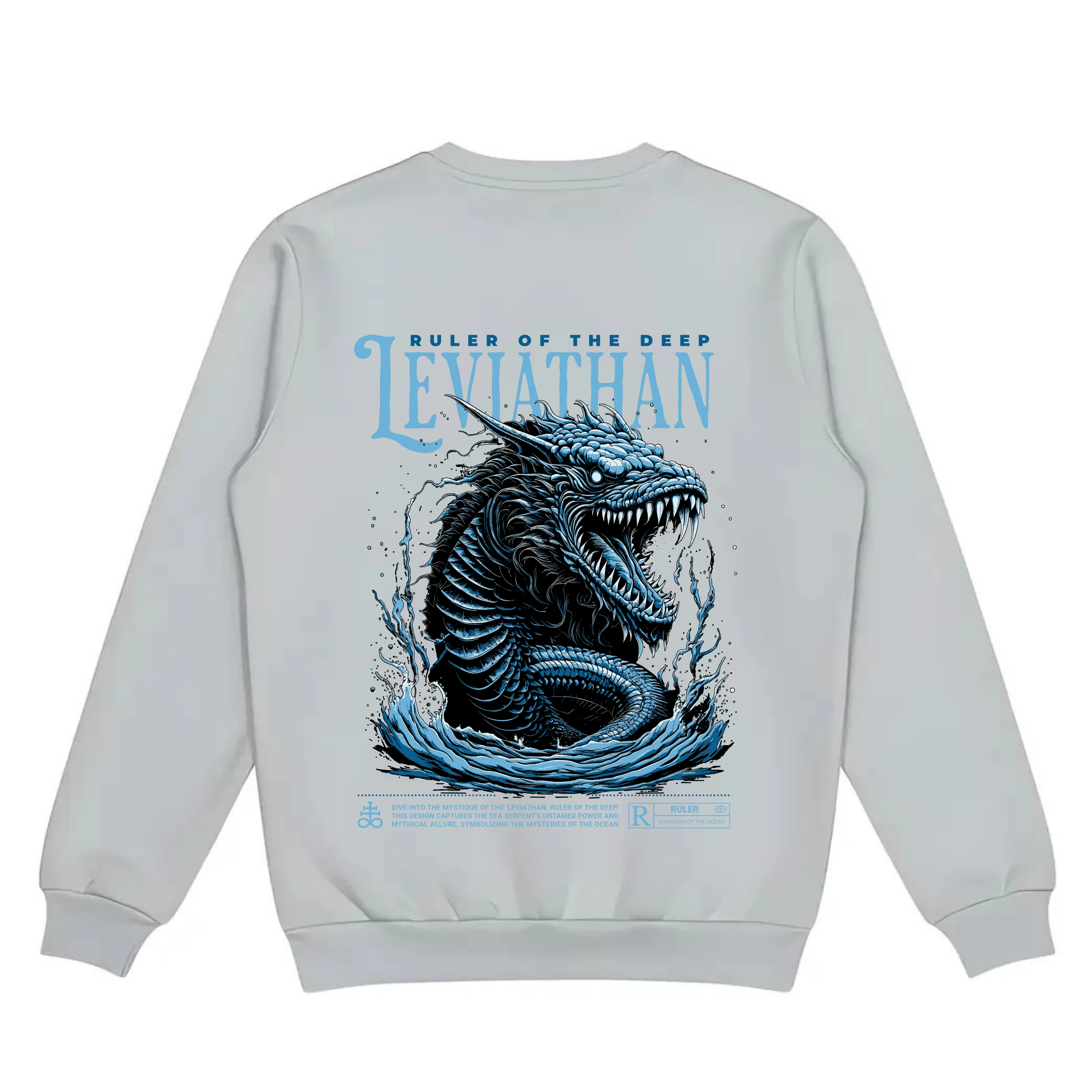 Leviathan Baskılı Regular Sweatshirt