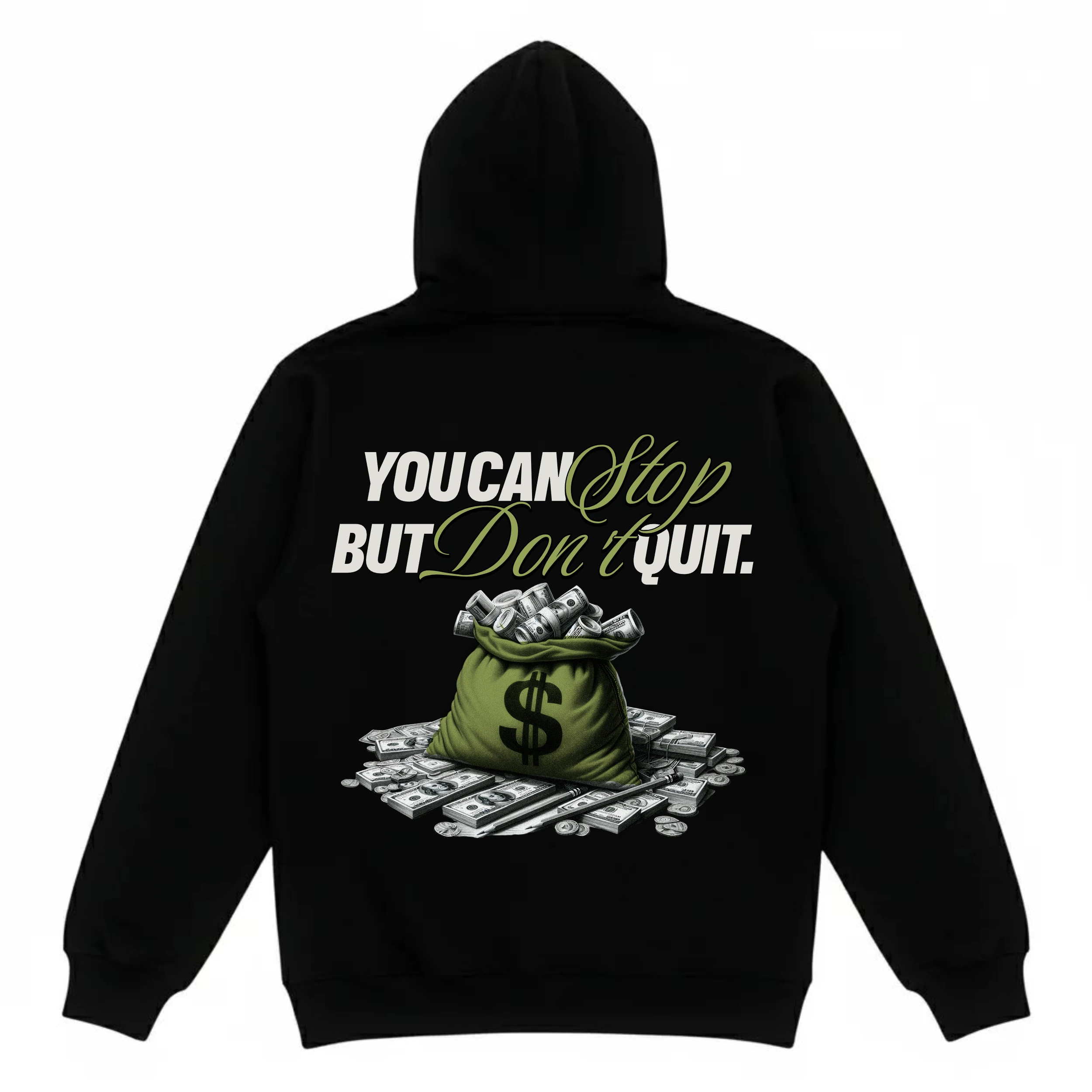 You Can Stop Baskılı Regular Hoodie