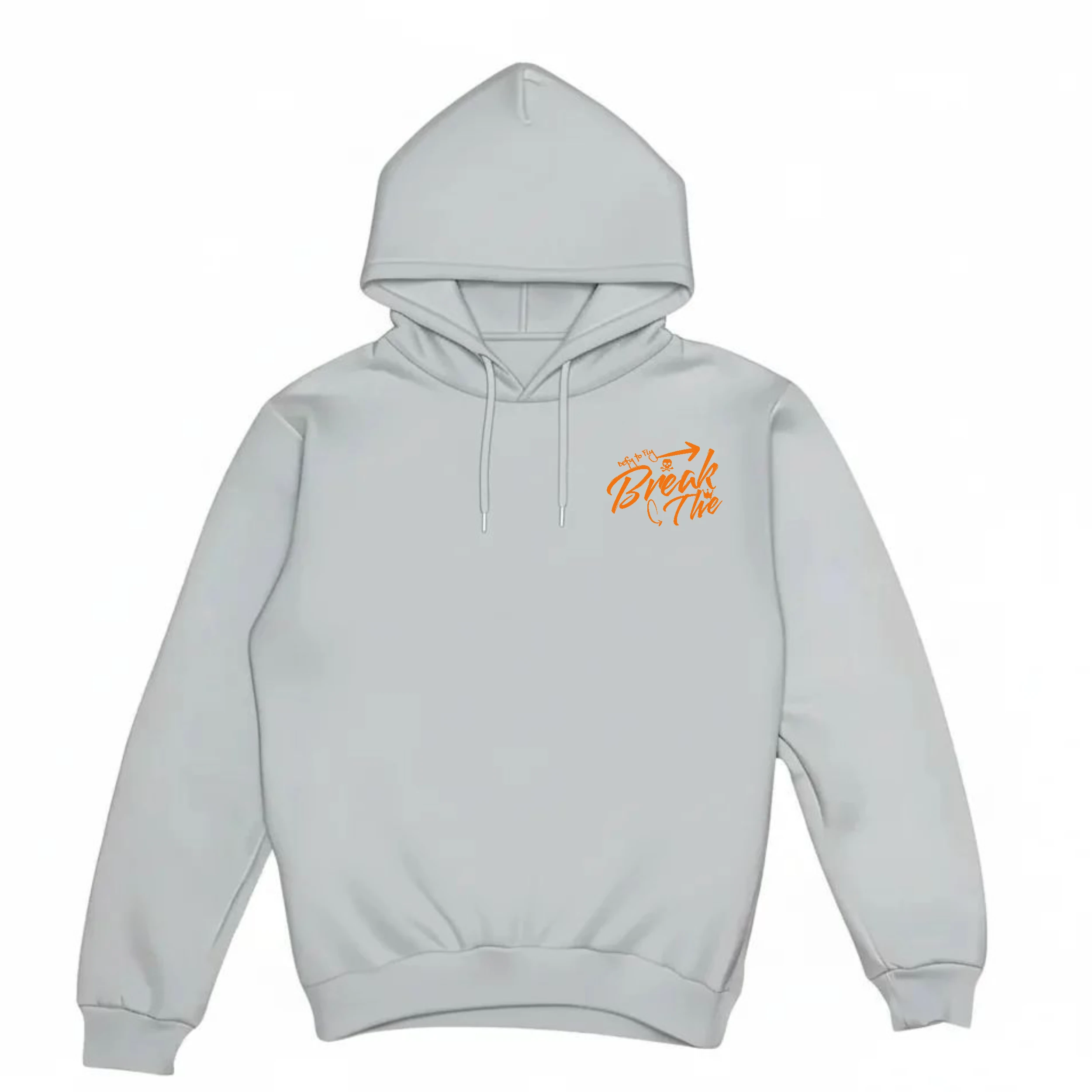 Break The Rules Baskılı Regular Hoodie