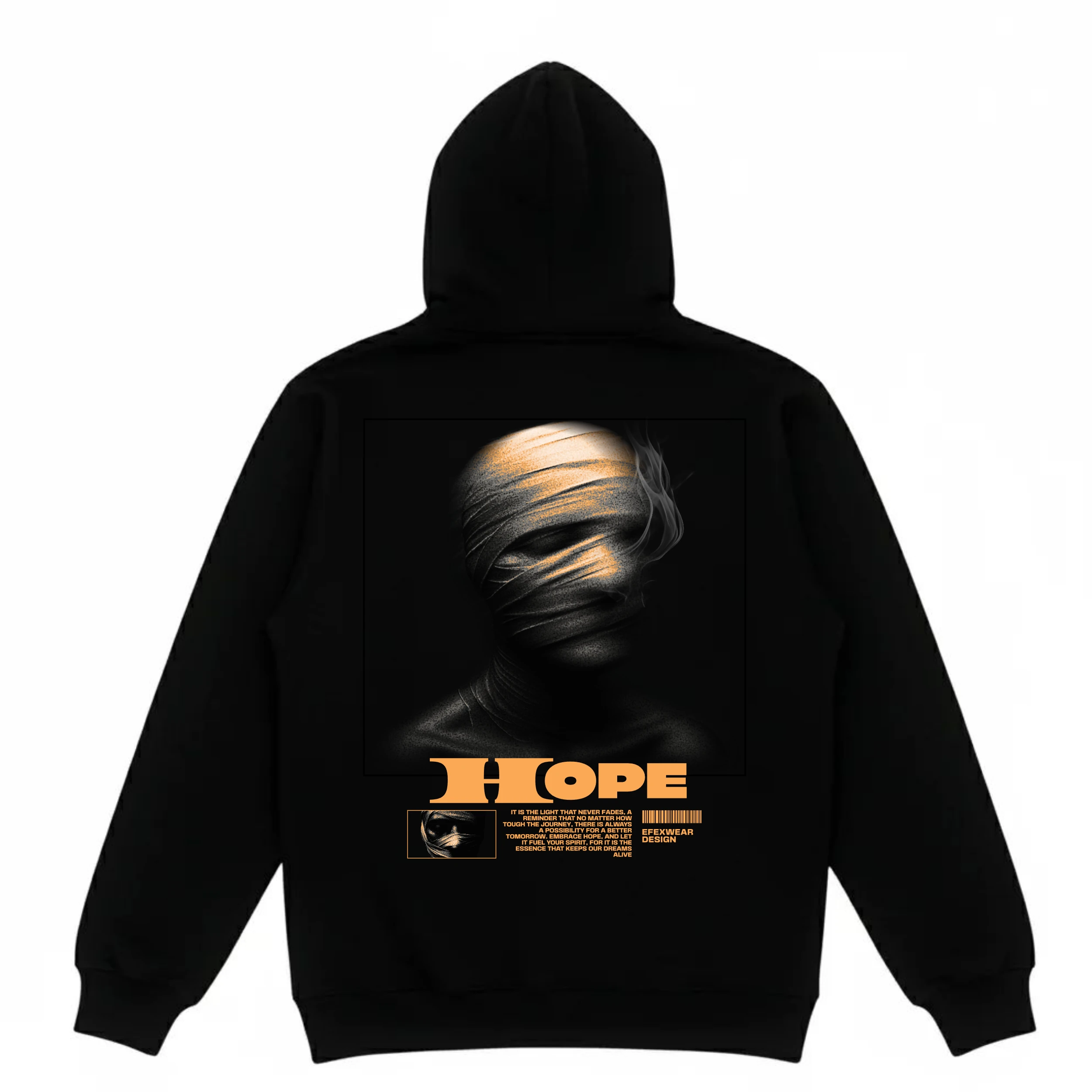Hope Baskılı Regular Hoodie