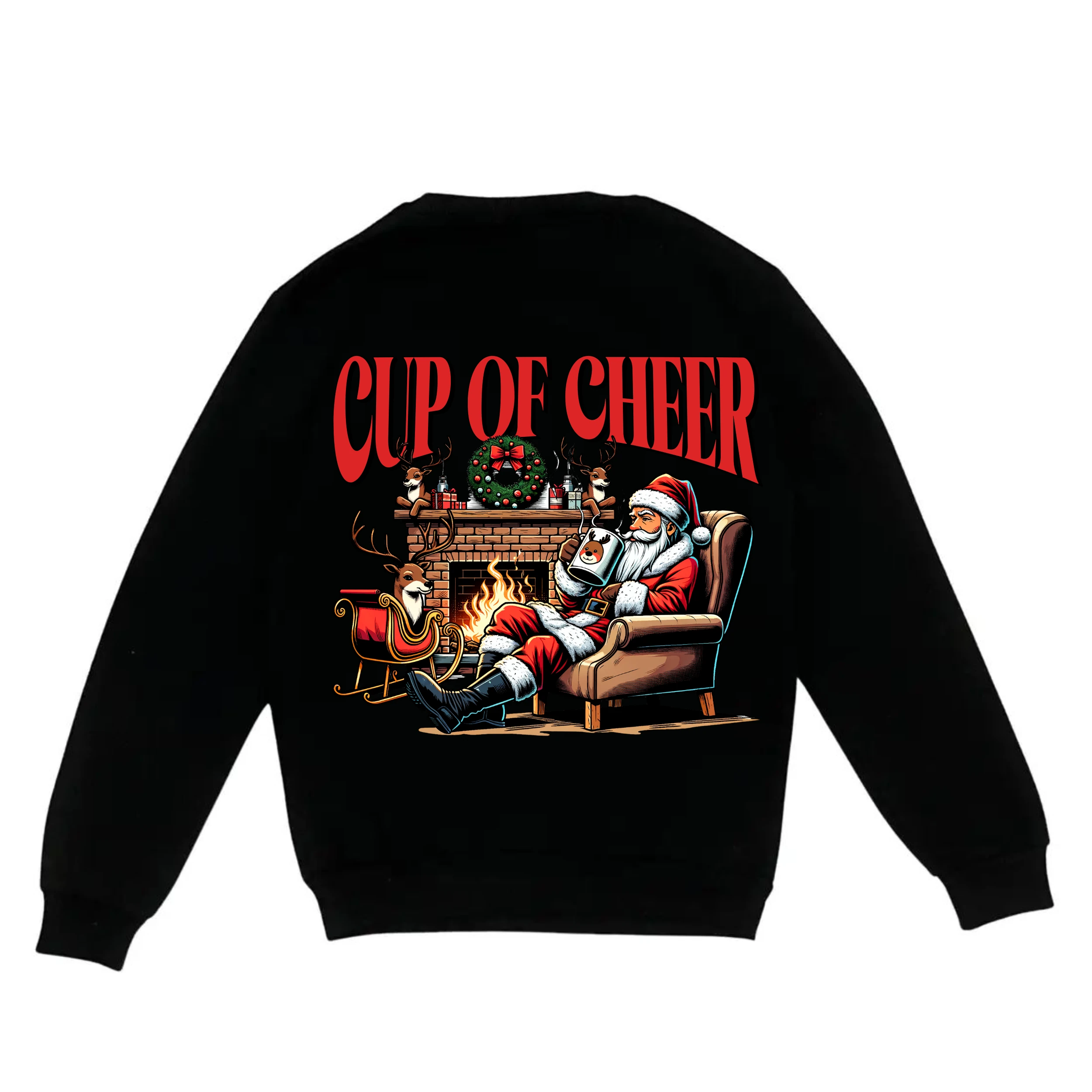 Cup of Cheer Baskılı Regular Sweatshirt