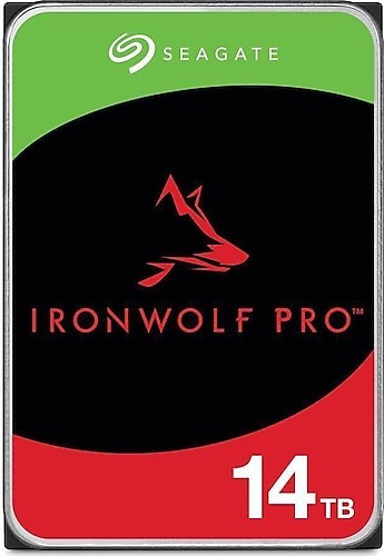 14 TB SEAGATE 3.5 IRONWOLF PRO SATA3 7200RPM 256MB ST14000NT001 (RESMİ DİSTİ GARANTİLİ)