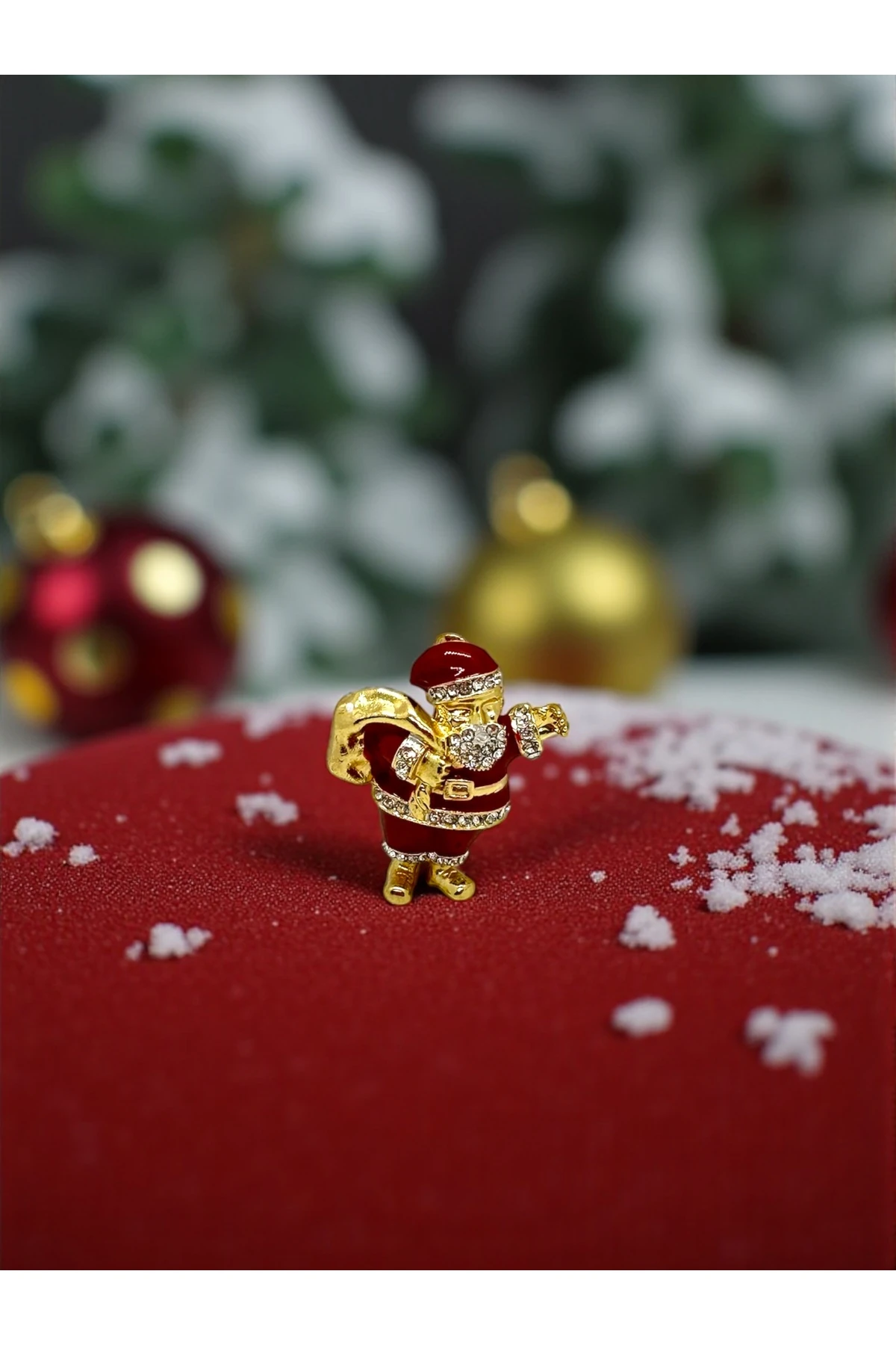 Noel Baba Yılbaşı Broş