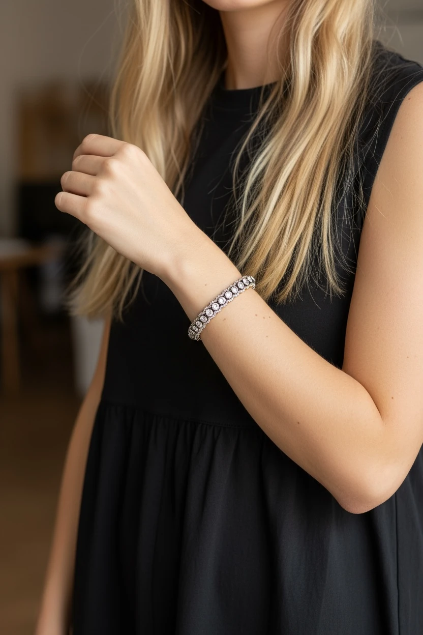 Elmas Montür Kelepçe Bileklik