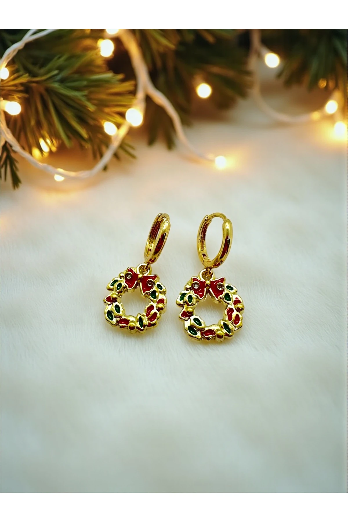 Noel Çelengi Yılbaşı Küpe