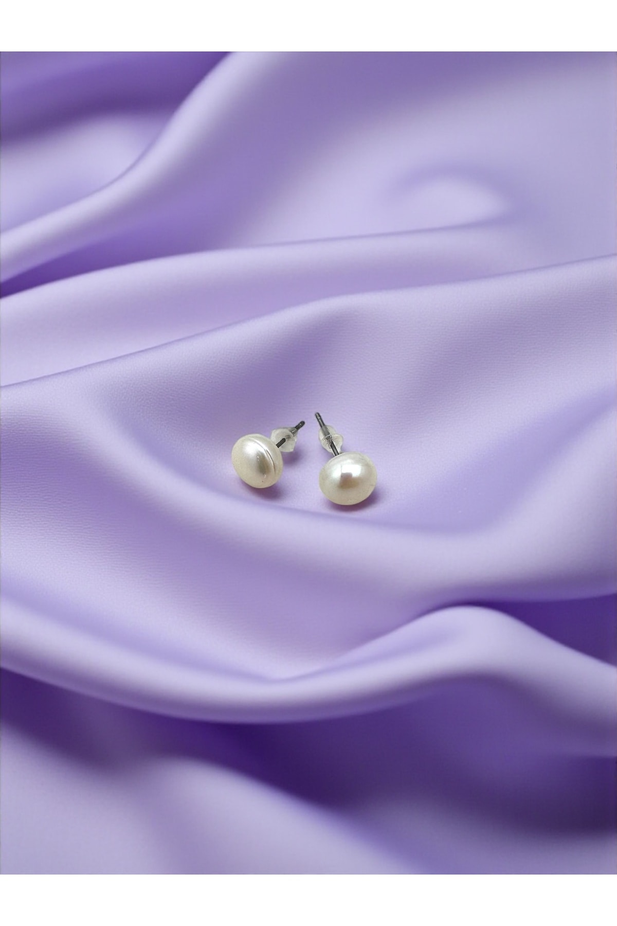 8MM Gerçek İnci Küpe main variant image