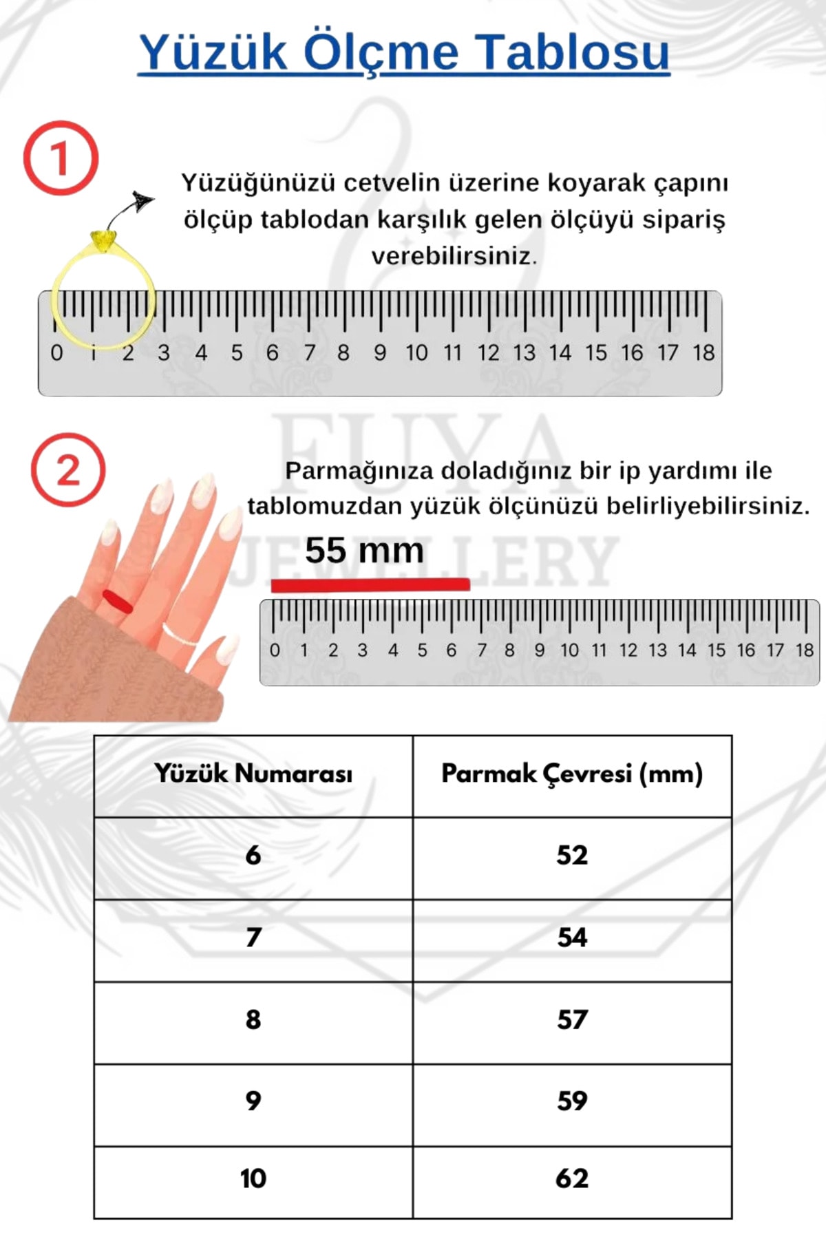 Elmas Montür Zirkon Taşlı Yüzük