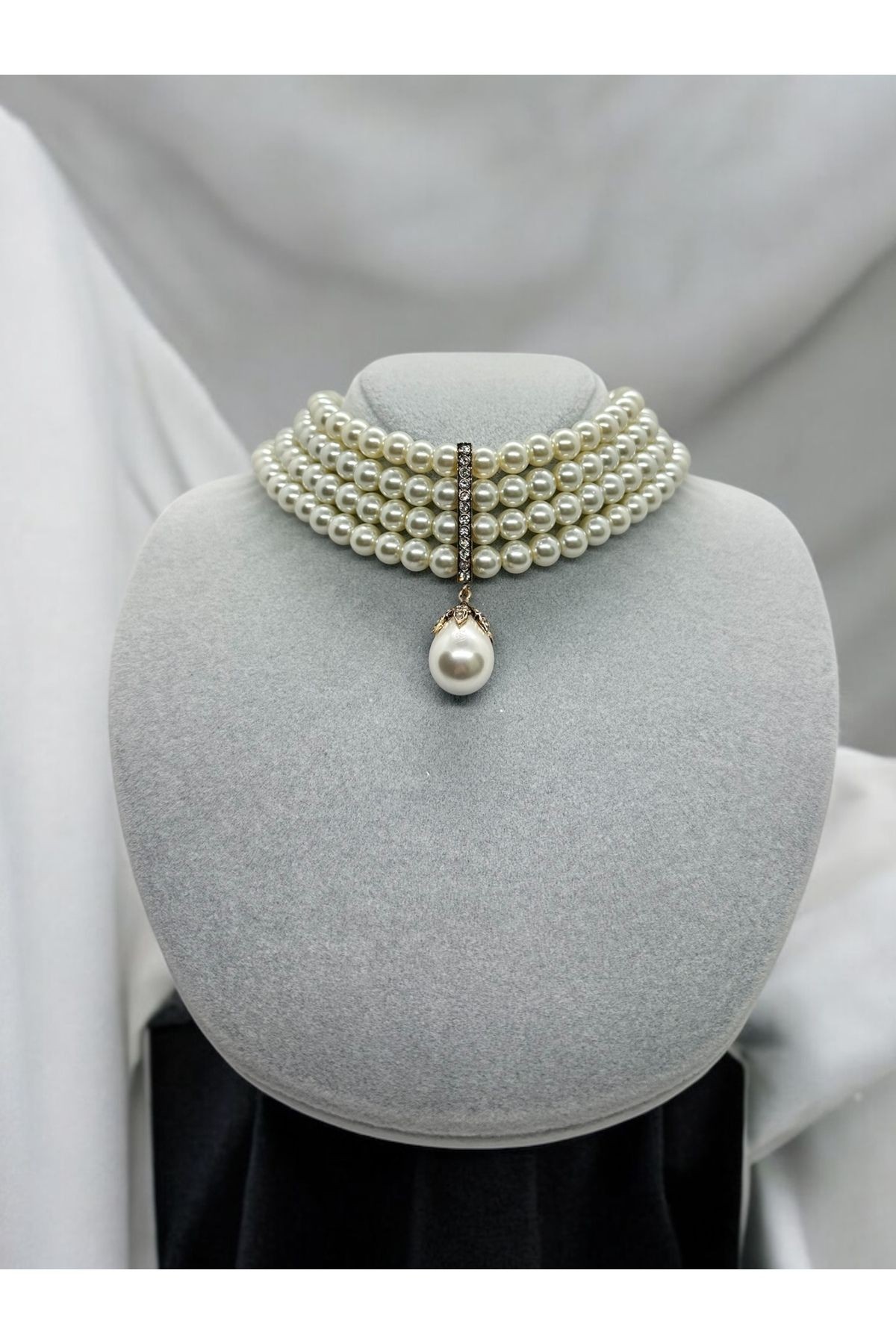 Mayorka İnci Choker (Tasma) Kolye main variant image