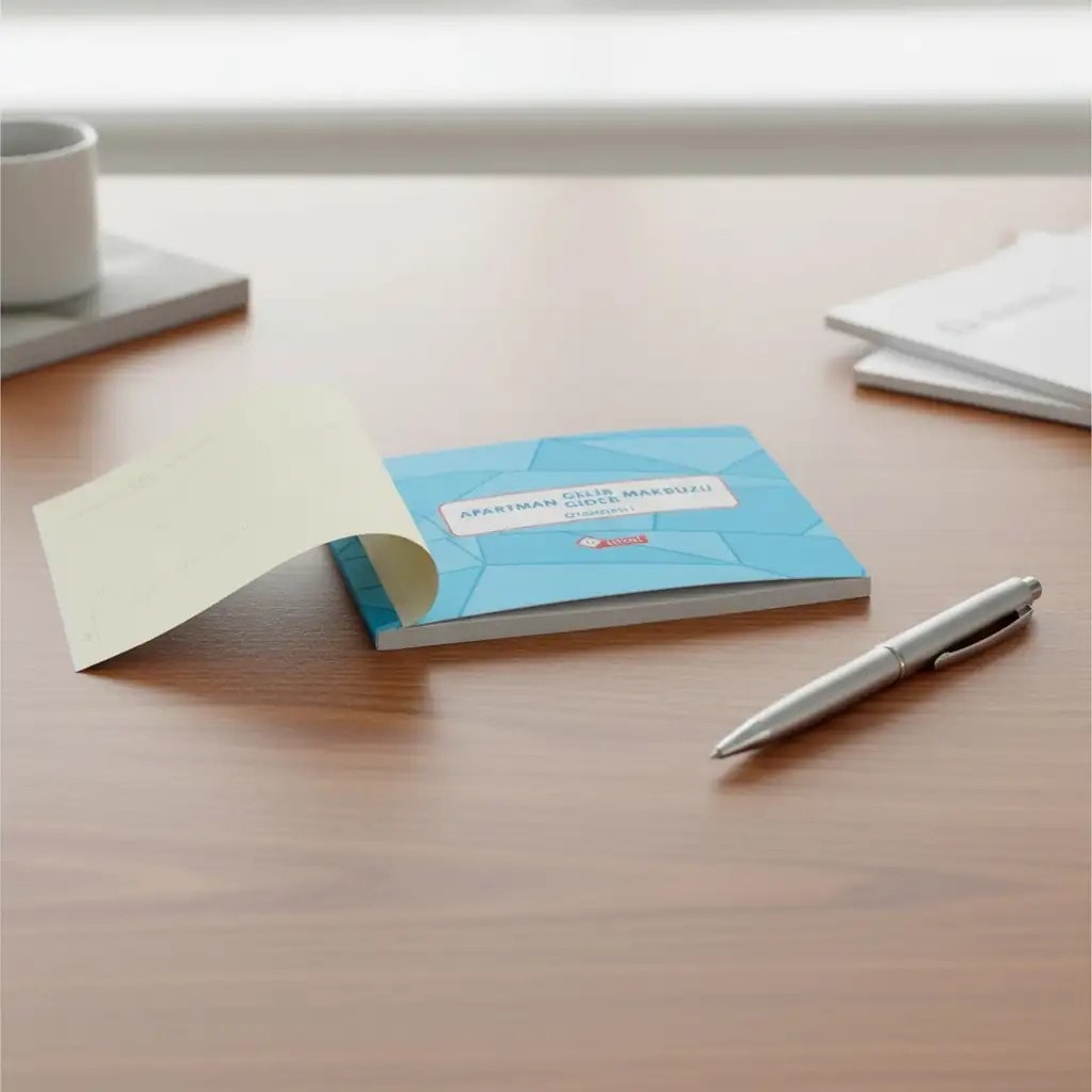 UYSAL A5 Otokopili 2 Nüsha  Apartman Gelir - Gider Makbuzu (10 LU PAKET)